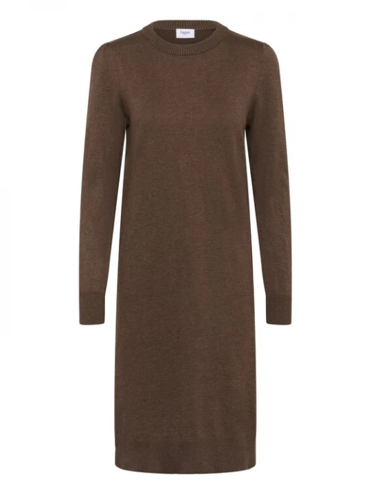 Foto van product SAINT TROPEZ Jurk 'Mila' bruin gemêleerd