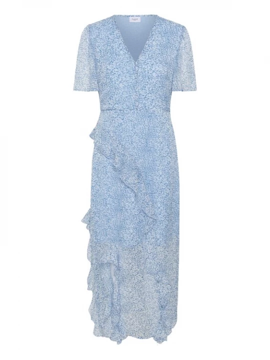 Foto van product SAINT TROPEZ Jurk 'RachilSZ' lichtblauw / wit