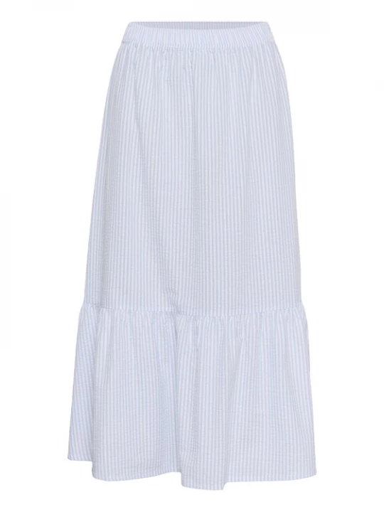 Foto van product SAINT TROPEZ Rok 'Elmiko' lichtblauw / wit