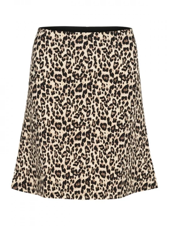 Foto van product SAINT TROPEZ Rok 'Gennie' crème / karamel / zwart