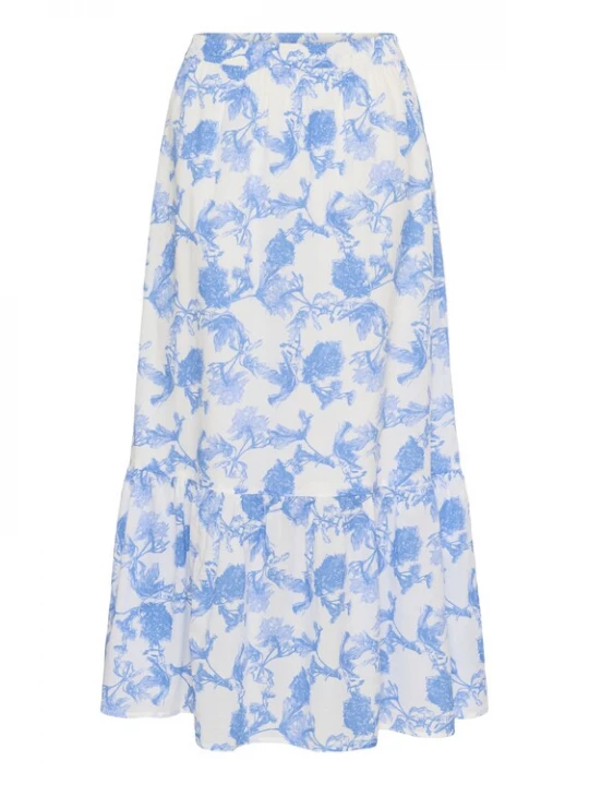 Foto van product SAINT TROPEZ Rok hemelsblauw / wit