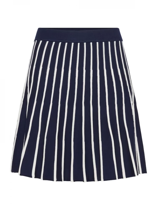 Foto van product SAINT TROPEZ Rok 'Milda' nachtblauw / wit