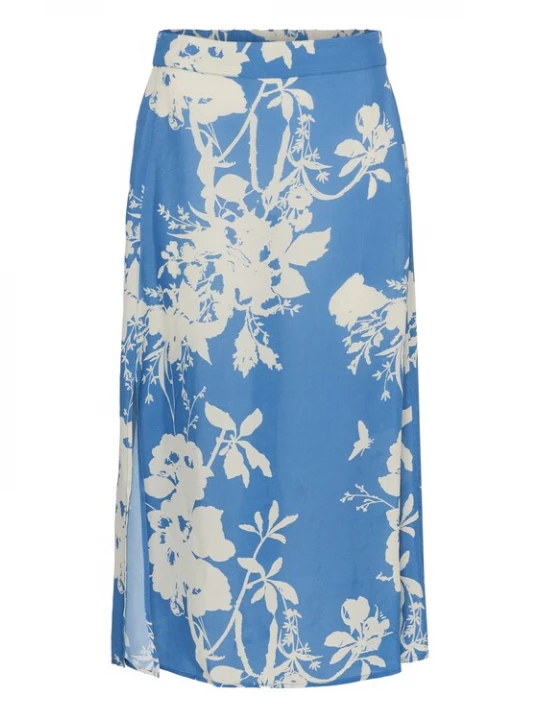 Foto van product SAINT TROPEZ Rok 'PollyanaSZ' blauw / wit