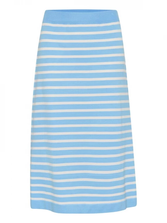 Foto van product SAINT TROPEZ Rok 'SZMila' hemelsblauw / wit