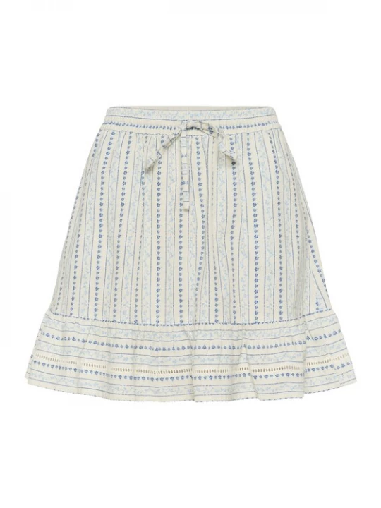 Foto van product SAINT TROPEZ Rok 'SZRaja' blauw / pastelblauw / wit