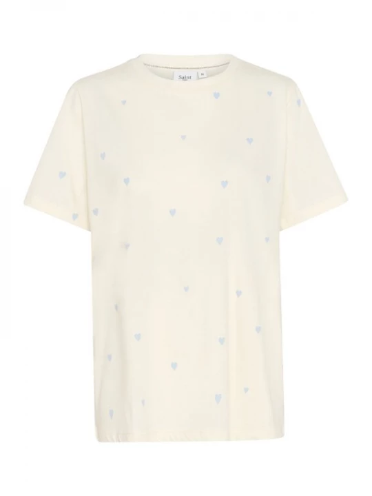 Foto van product SAINT TROPEZ Shirt 'Dagni' lichtblauw / wit