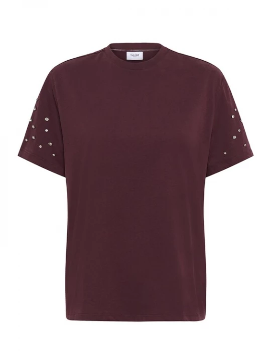 Foto van product SAINT TROPEZ Shirt 'Lyciana' donkerbruin