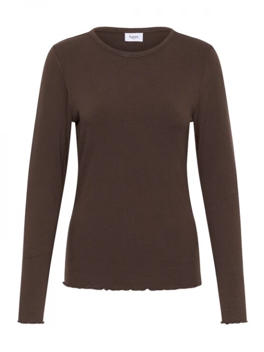 Foto van product SAINT TROPEZ Shirt 'OlaliaSZ' mokka