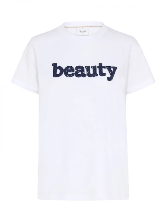 Foto van product SAINT TROPEZ Shirt 'Oleni' zwart / wit