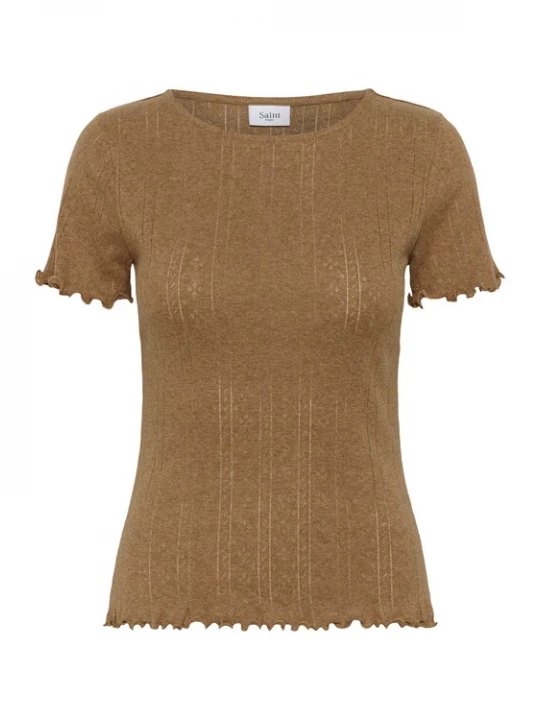 Foto van product SAINT TROPEZ Shirt 'SZGru' lichtbruin