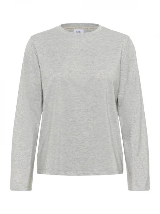 Foto van product SAINT TROPEZ Shirt 'SZHaga' grijs gemêleerd