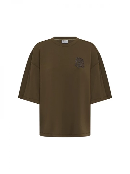Foto van product SAINT TROPEZ Shirt 'SZTheo' bruin