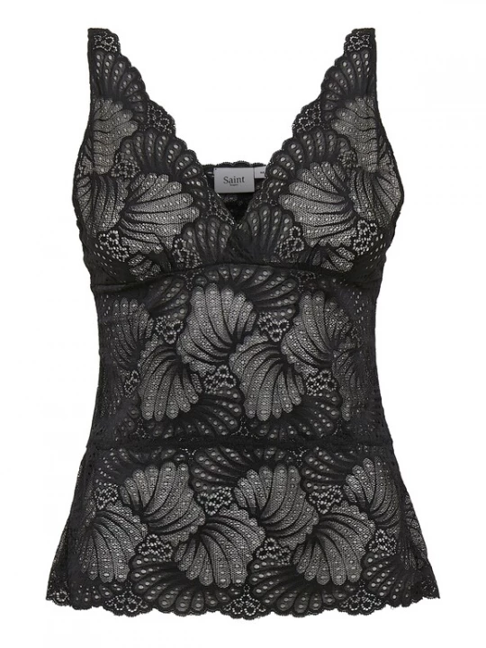 Foto van product SAINT TROPEZ Top 'Daisy' zwart