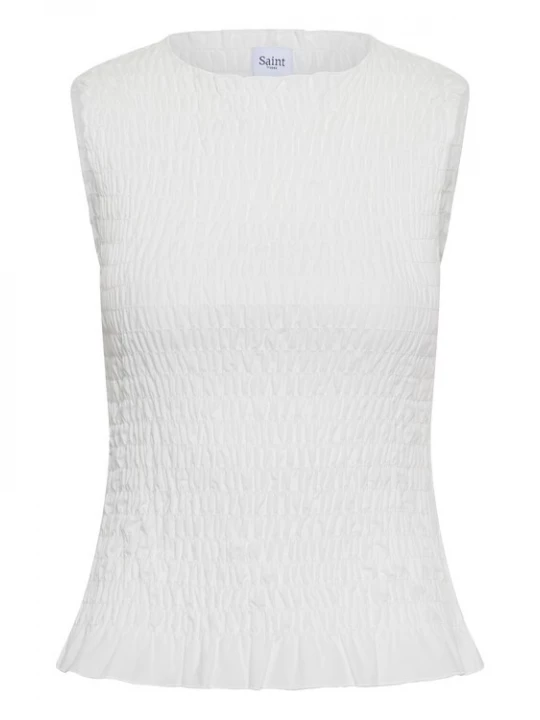 Foto van product SAINT TROPEZ Top 'NaciaSZ' wit