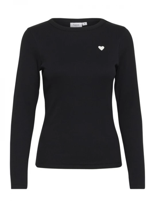 Foto van product SAINT TROPEZ Top 'Ziste' zwart / wit