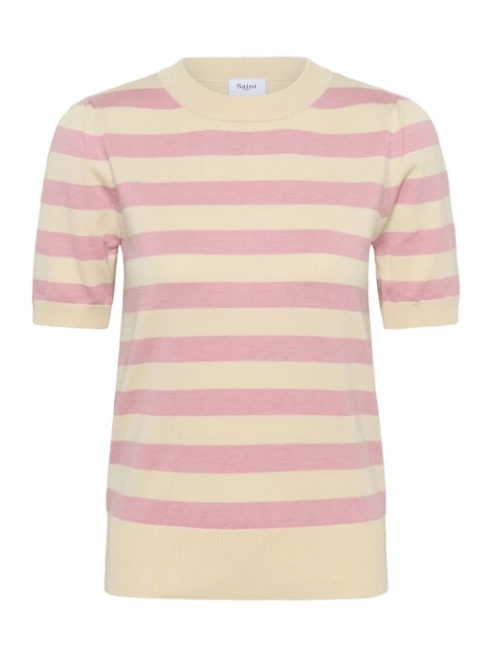 Foto van product SAINT TROPEZ Trui beige / rosa