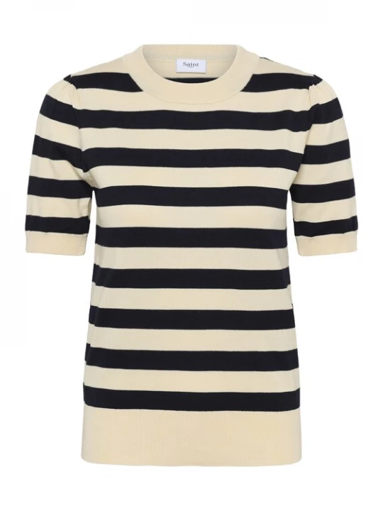 Foto van product SAINT TROPEZ Trui beige / zwart