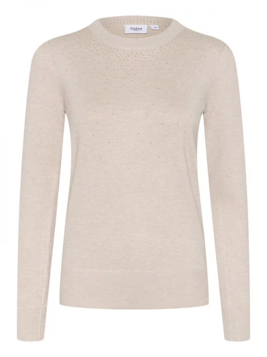 Foto van product SAINT TROPEZ Trui 'CherriSZ' beige / brons