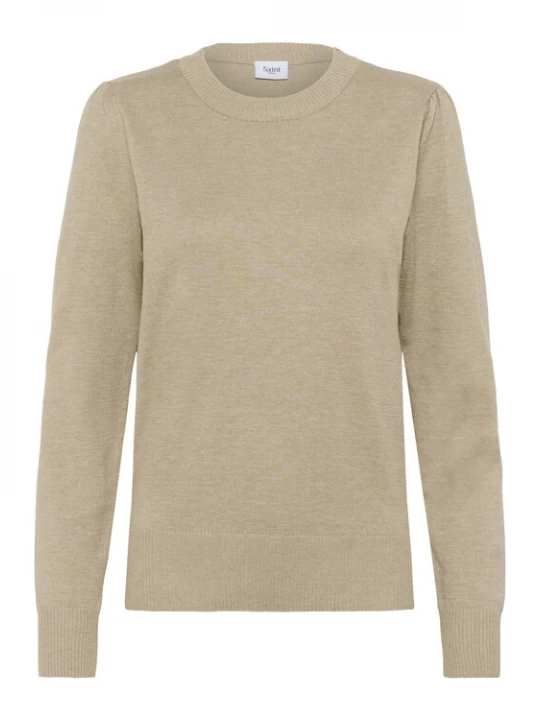 Foto van product SAINT TROPEZ Trui 'Mila' beige gemêleerd