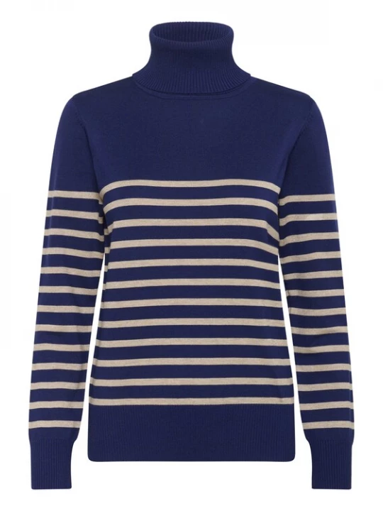 Foto van product SAINT TROPEZ Trui 'Mila' beige / navy