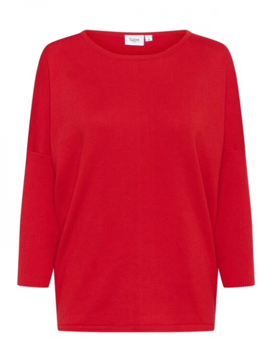 Foto van product SAINT TROPEZ Trui 'Mila' bloedrood