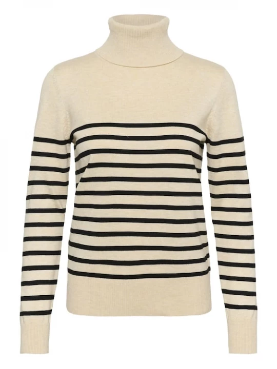 Foto van product SAINT TROPEZ Trui 'Mila' ecru / zwart