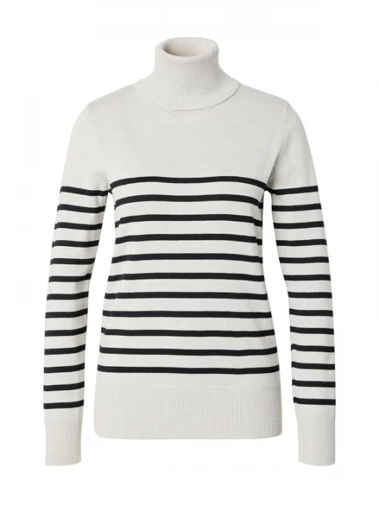 Foto van product SAINT TROPEZ Trui 'Mila' sand / zwart