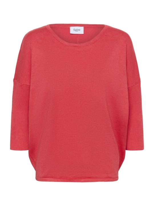 Foto van product SAINT TROPEZ Trui 'Mila' watermeloen rood