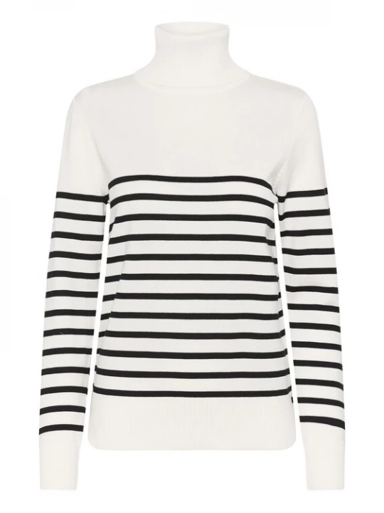 Foto van product SAINT TROPEZ Trui 'Mila' zwart / wit