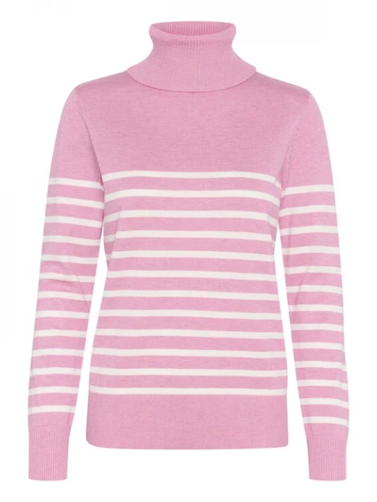 Foto van product SAINT TROPEZ Trui 'MilaSZ' oudroze / wit