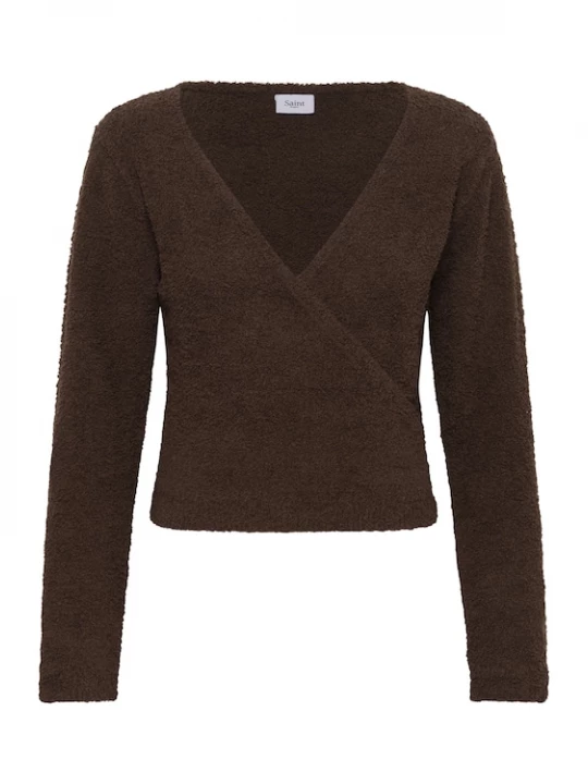 Foto van product SAINT TROPEZ Trui 'NadalieSZ' chocoladebruin