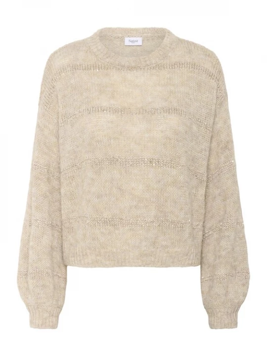 Foto van product SAINT TROPEZ Trui 'NoraliSZ' lichtbeige