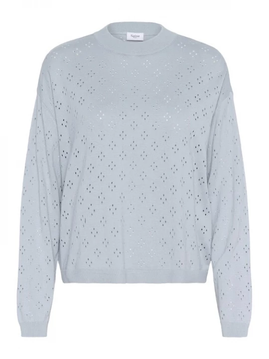 Foto van product SAINT TROPEZ Trui 'OlineSZ' pastelblauw