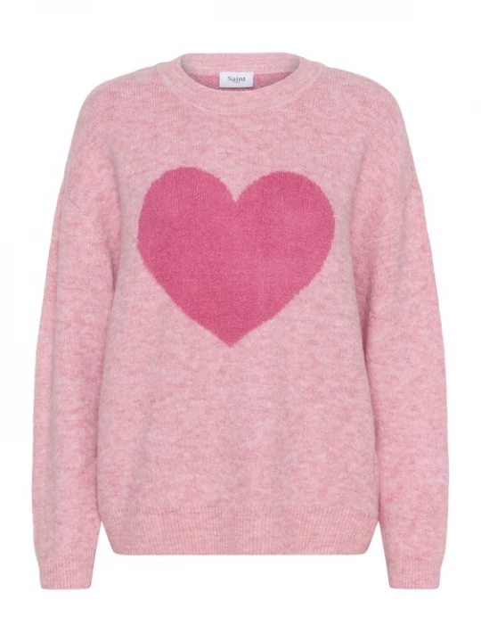 Foto van product SAINT TROPEZ Trui 'PariaSZ' pink / lichtroze