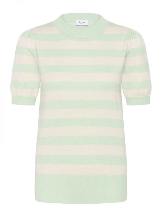 Foto van product SAINT TROPEZ Trui 'SZMila' beige / groen