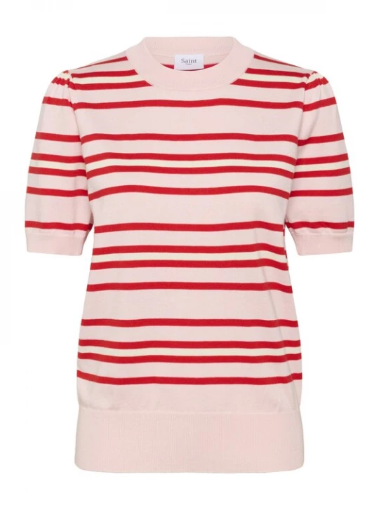 Foto van product SAINT TROPEZ Trui 'SZPila SS' lichtroze / rood