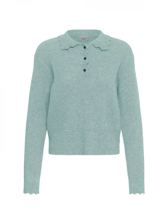 Foto van product SAINT TROPEZ Trui 'SZTristen' turquoise