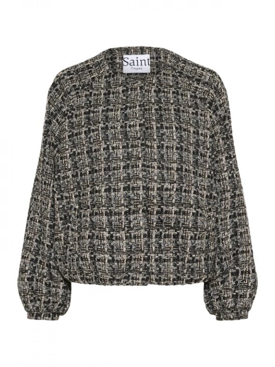 Foto van product SAINT TROPEZ Tussenjas 'MacySZ ' grijs / zwart