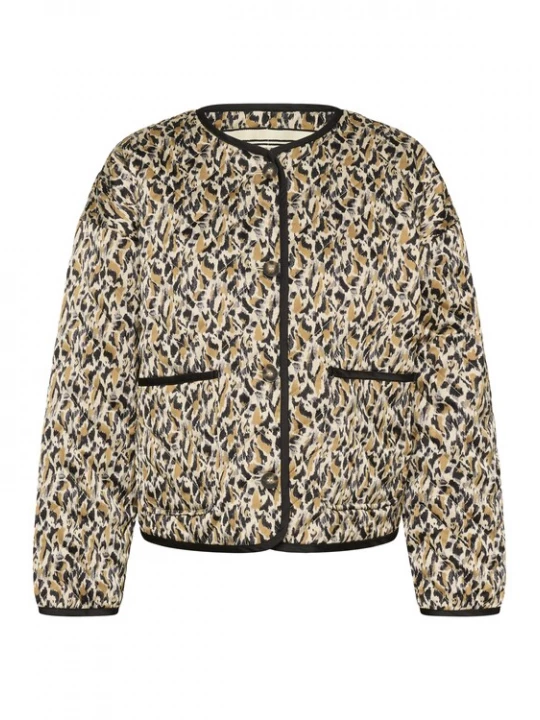 Foto van product SAINT TROPEZ Tussenjas 'OzetteSZ' camel / lichtbeige / zwart
