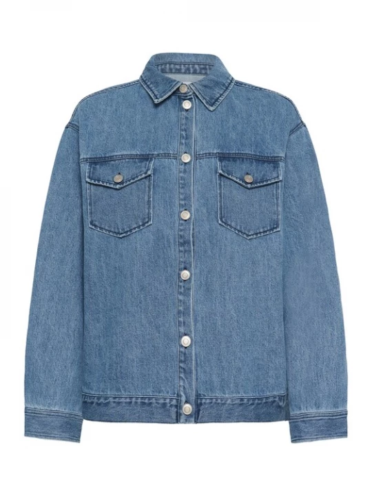 Foto van product SAINT TROPEZ Tussenjas 'PindreSZ' blauw denim