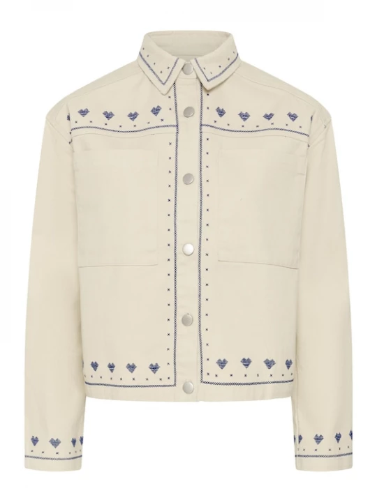 Foto van product SAINT TROPEZ Tussenjas 'RudolphaSZ' blauw / eierschaal