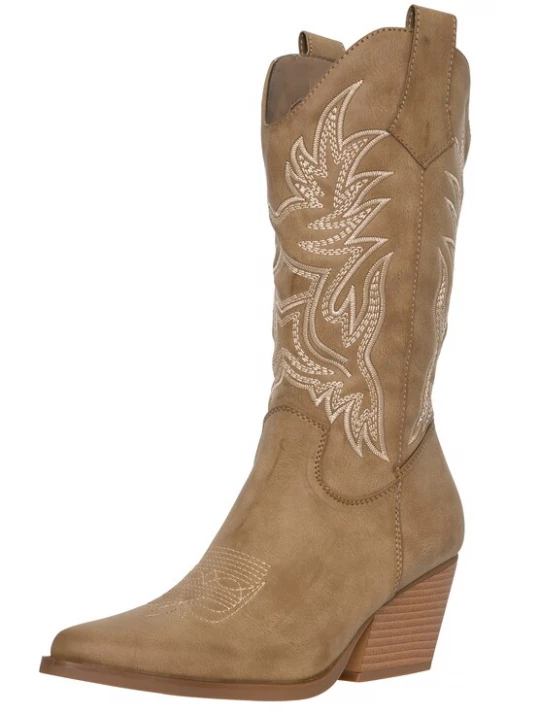 Foto van product Salinyang Cowboylaarzen beige / kaki