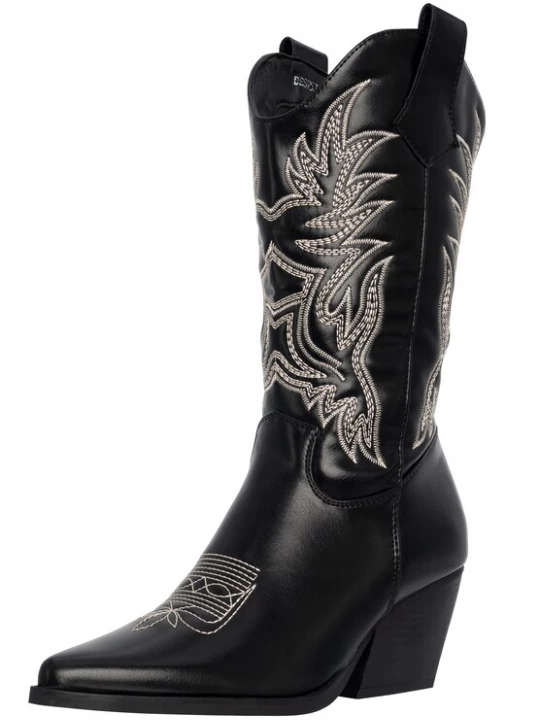 Foto van product Salinyang Cowboylaarzen beige / zwart