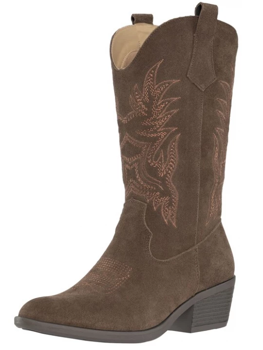 Foto van product Salinyang Cowboylaarzen bruin / donkerbruin