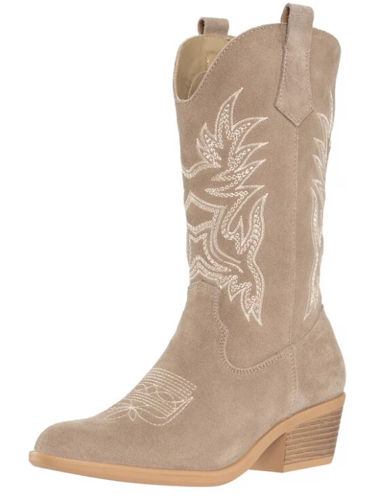 Foto van product Salinyang Cowboylaarzen crème / kaki