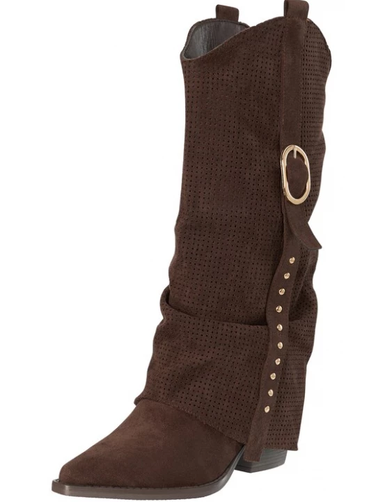 Foto van product Salinyang Cowboylaarzen donkerbruin