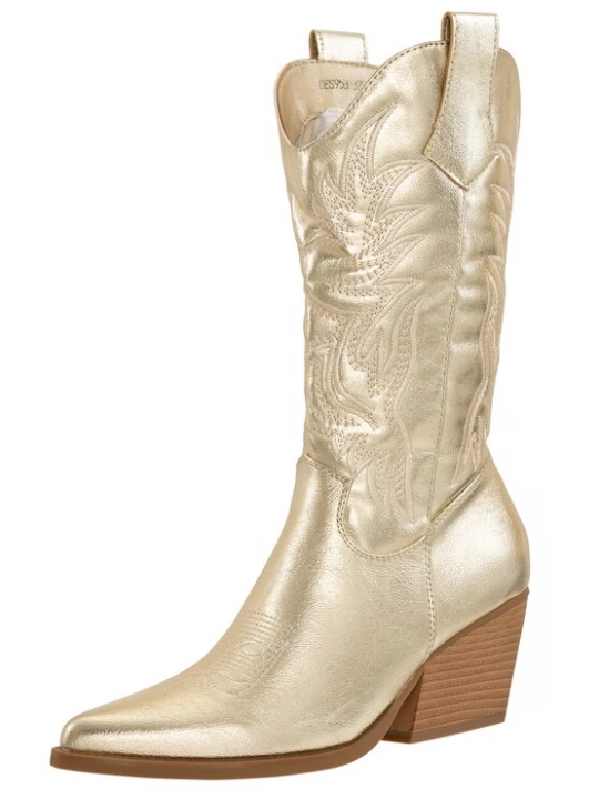 Foto van product Salinyang Cowboylaarzen goud