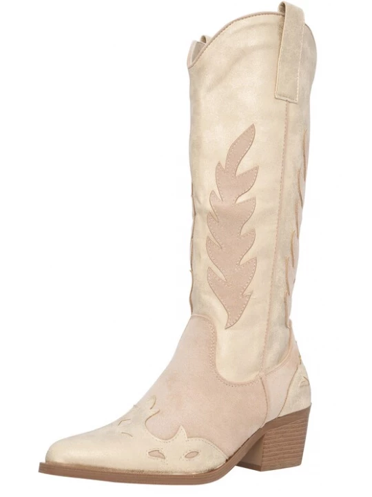 Foto van product Salinyang Cowboylaarzen nude / goud