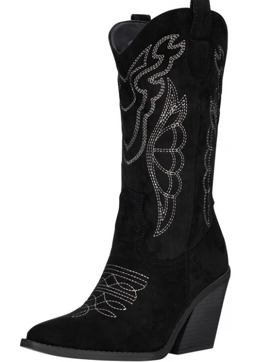 Foto van product Salinyang Cowboylaarzen zwart / wit