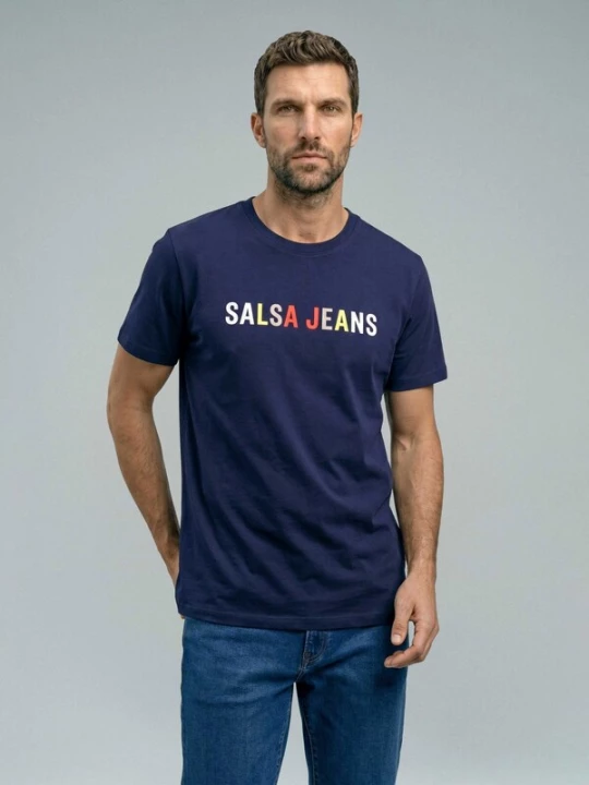 Foto van product Salsa Jeans Shirt navy / rood / wit